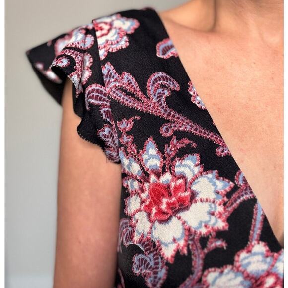 Club Monaco Printed Jumpsuit Size 00 - Picture 3 of 7